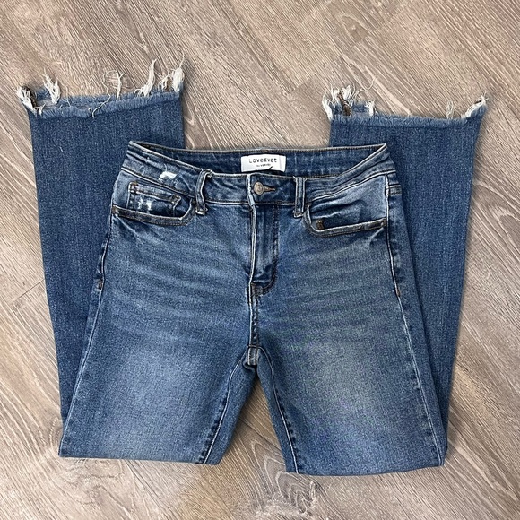 Lovervet Denim - COPY - Lovervet Morgan Mid Rise Crop Bootcut Jeans | Size 26